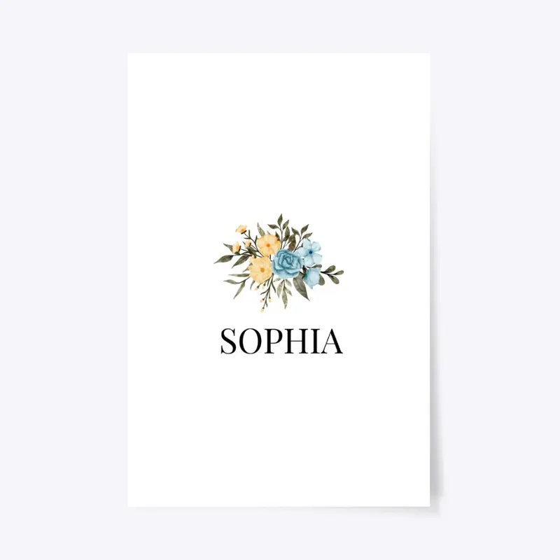 SOPHIA NAME DESIGN...