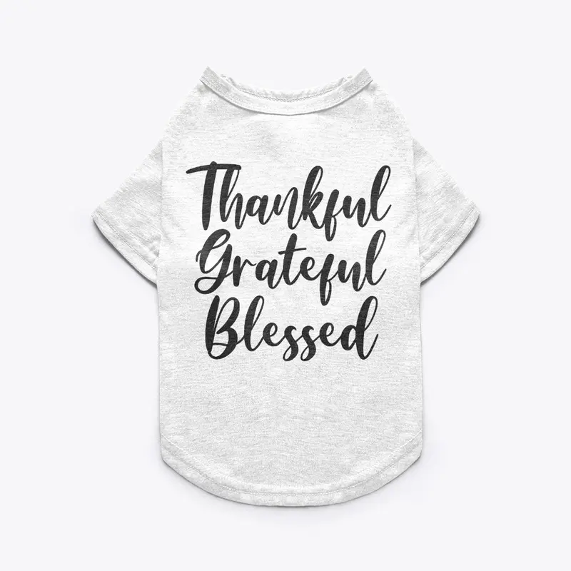 Thankful Grateful Blessed Design