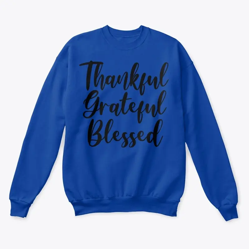 Thankful Grateful Blessed Design