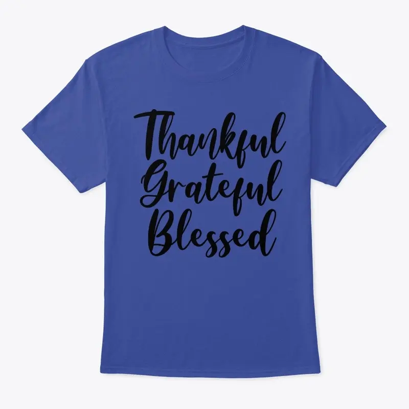 Thankful Grateful Blessed Design