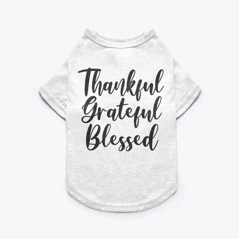 Thankful Grateful Blessed Design